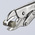 Knipex 41 04 180 Pliers, 180 mm Overall, Straight Tip