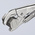 Knipex 41 14 250 Pliers, 250 mm Overall, Straight Tip