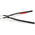 Knipex 44 20 J51 Pliers, 590 mm Overall, Straight Tip
