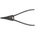 Knipex 45 10 170 Pliers, 170 mm Overall, Straight Tip