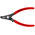 Knipex Circlip Pliers, 130 mm Overall, Angled Tip