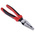 Teng Tools Combination Pliers, 22 mm Overall, Straight Tip, 22mm Jaw