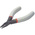 Facom Round Nose Pliers, 120 mm Overall, Straight Tip, 26mm Jaw, ESD