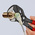 Knipex Plier Wrench, 180 mm Overall, Angled, Straight Tip, 40mm Jaw