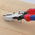 Knipex Pliers, 240 mm Overall, Straight Tip