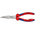 Knipex Nose pliers, 200 mm Overall, Angled Tip, 73mm Jaw