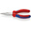 Knipex Long Nose Pliers, 145 mm Overall, Straight Tip, 42mm Jaw