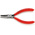 Knipex Nose pliers, 130 mm Overall, Flat Tip, 27mm Jaw