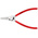 Knipex 46 13 A2 Circlip Pliers, 180 mm Overall, Straight Tip