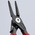 Knipex 48 31 J0 Circlip Pliers, 140 mm Overall, Straight Tip