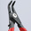 Knipex Circlip Pliers, 130 mm Overall, Angled Tip