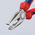 Knipex Combination Pliers, 185 mm Overall, Straight Tip