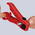 Knipex 16 60 06 SB Series Stripping tool for coaxial and data cables, 125 mm Overall