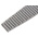 RS PRO 300mm, Bastard, Rasp Cut, Half Round Engineers File With Soft-Grip Handle