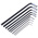 RS PRO 9 piece L Shape Imperial Hex Key Set, 1/4 → 7/32in