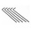 RS PRO 5 piece L Shape Metric Hex Key Set, 2.5mm