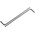 RS PRO 5 piece L Shape Metric Hex Key Set, 2mm