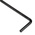 RS PRO 5 piece L Shape Metric Hex Key Set, 3mm