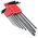 RS PRO 9 piece L Shape Metric Hex Key Set, 1.5mm