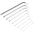 RS PRO 9 piece L Shape Metric Hex Key Set, 1.5 → 10mm