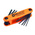 Bondhus 12 piece Folding Imperial, Metric Hex Key Set, 1.5 → 5mm