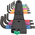 Wera 9 piece L Shape Metric Hex Key Set, 1.5 → 10mm