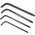 Teng Tools 9 piece L Shape Metric Hex Key Set, 1.5 → 10mm