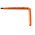 Facom L Shape Metric Hex Key, 12mm