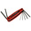 Facom 7 piece Folding Imperial Hex Key Set, 5/64 → 1/4in