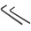 Facom 7 piece L Shape Metric Hex Key Set, 1.5mm
