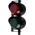 Moflash LED TL Series Green, Red LED Beacon, 2 Lights, 35 → 85 V, Bracket Mount