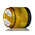 Allen Bradley 856T Series Yellow Flashing, Steady, Strobe Effect Beacon Tower, 24 V ac/dc, LED Bulb, AC, DC, IP66, IP67