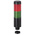 Werma Kompakt 37 Series Red/Green Signal Tower, 2 Lights, 24 V ac/dc, Base Mount