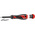 Teng Tools 1/4 in Hexagon Phillips, Pozidriv, Slotted, Torx Ratchet Screwdriver, 175 mm length