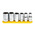 CK 1/4 in Square Ratchet Screwdriver & Bit Set