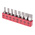 RS PRO Driver Bit 8 Pieces, Slotted