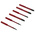 Wiha Driver Bit Set 6 Pieces, Pozidriv, Slotted