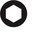 Facom Hexagon Screwdriver Bit, 13 mm Tip