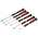 RS PRO Pozidriv; Slotted Precision Screwdriver Set, 6-Piece