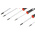 RS PRO Pozidriv; Slotted Precision Screwdriver Set, 6-Piece