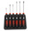 RS PRO Pozidriv; Slotted Precision Screwdriver Set, 6-Piece