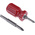 RS PRO Phillips, Slotted Stubby Screwdriver, 1/4 in, 3/16 in, PH1, PH2 Tip, 50 mm Blade, 75 mm Overall