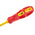 RS PRO Slotted Insulated Screwdriver, 4 mm Tip, 100 mm Blade, VDE/1000V, 200 mm Overall