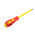RS PRO Slotted Insulated Screwdriver, 8 mm Tip, 175 mm Blade, VDE/1000V
