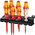 Wera Pozidriv; Slotted Insulated Screwdriver Set, 7-Piece