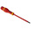 Facom Slotted Insulated Screwdriver, 5.5 x 1 mm Tip, 125 mm Blade, VDE/1000V, 235 mm Overall
