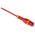 Facom Slotted Insulated Screwdriver, 5.5 x 1 mm Tip, 125 mm Blade, VDE/1000V, 235 mm Overall