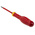 Facom Slotted Insulated Screwdriver, 3.5 x 0.6 mm Tip, 75 mm Blade, VDE/1000V, 179 mm Overall