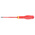 Facom Slotted Insulated Screwdriver, 3.5 mm Tip, 100 mm Blade, VDE/1000V, 204 mm Overall