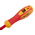RS PRO Slotted Insulated Screwdriver, 3 x 0.5 mm Tip, 100 mm Blade, VDE/1000V, 190 mm Overall